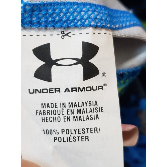 Under Armour Torm Launch 1/2 Zip Run Jacket Men's LG Blue Mock Neck Long Sleeve - Picture 5 of 13